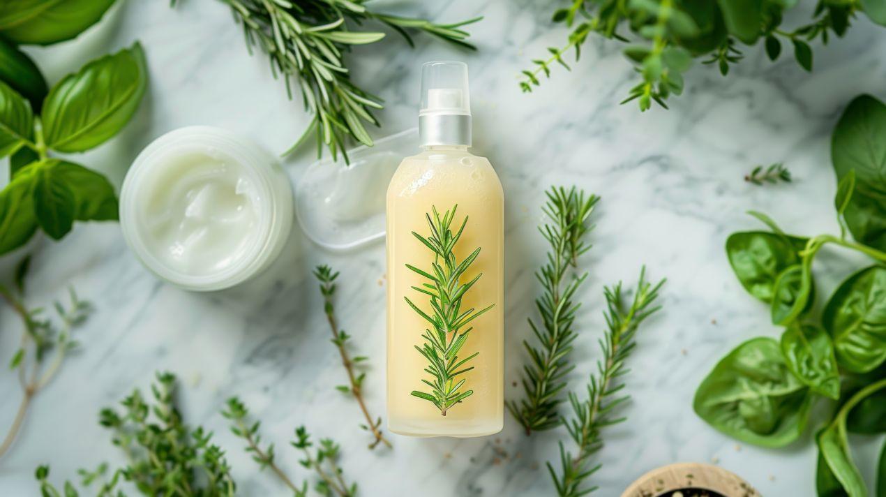 Nachhaltiges Trockenshampoo auf Pflanzenbasis mit Kraeutern – umweltfreundliche Hygieneidee fuers Festivalgepaeck neben Pfefferspray